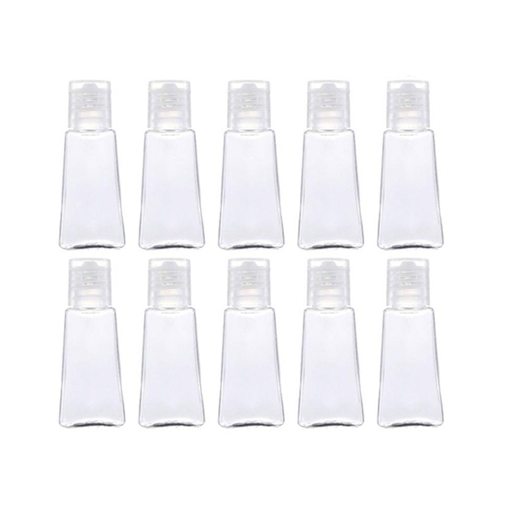 Set 10 Chai Nhựa Rỗng Trong Suốt Dung Tích 30ml Dùng Để Đựng Nước Rửa Tay