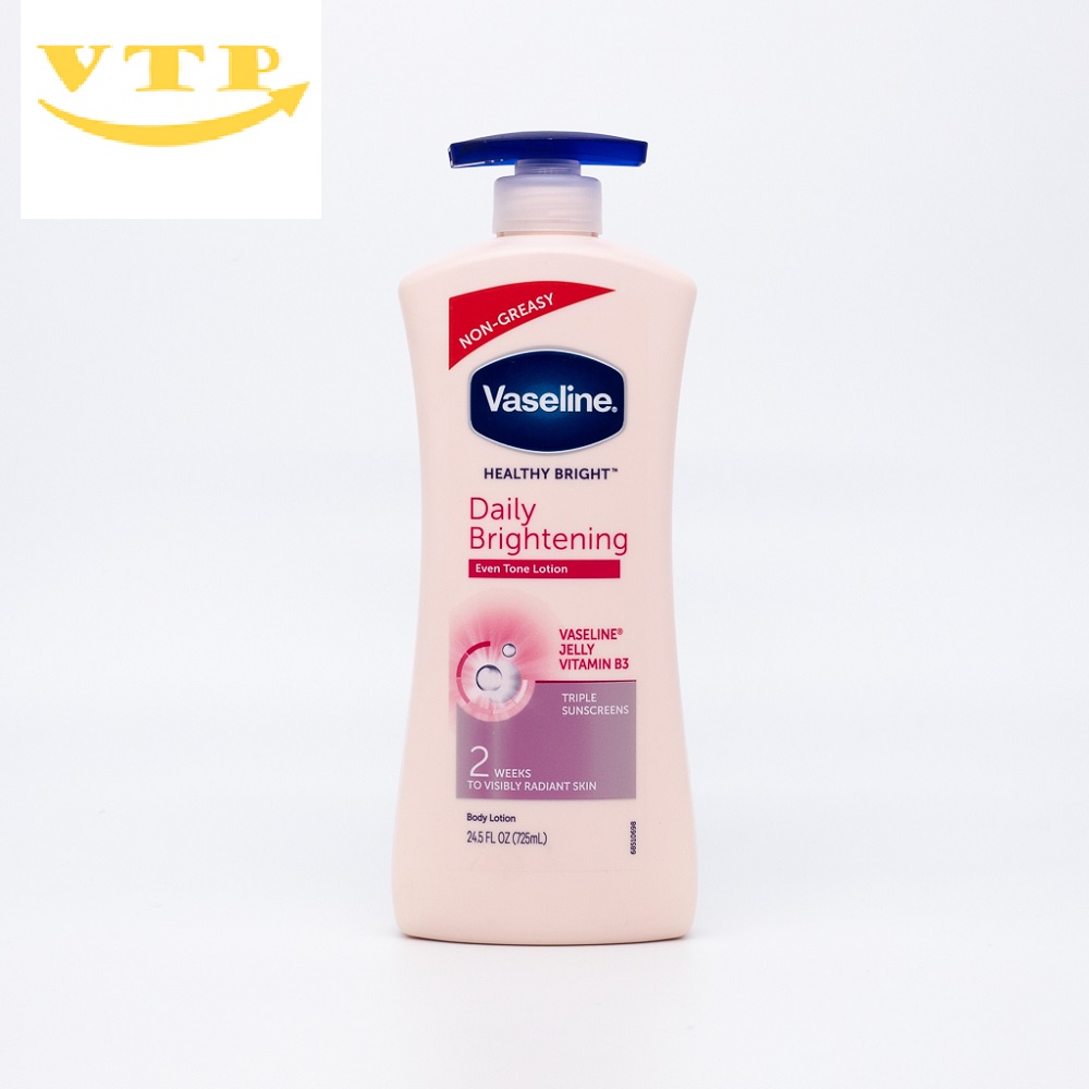 Dưỡng Thể Vaseline Healthy Bright Daily Brightening 725ml