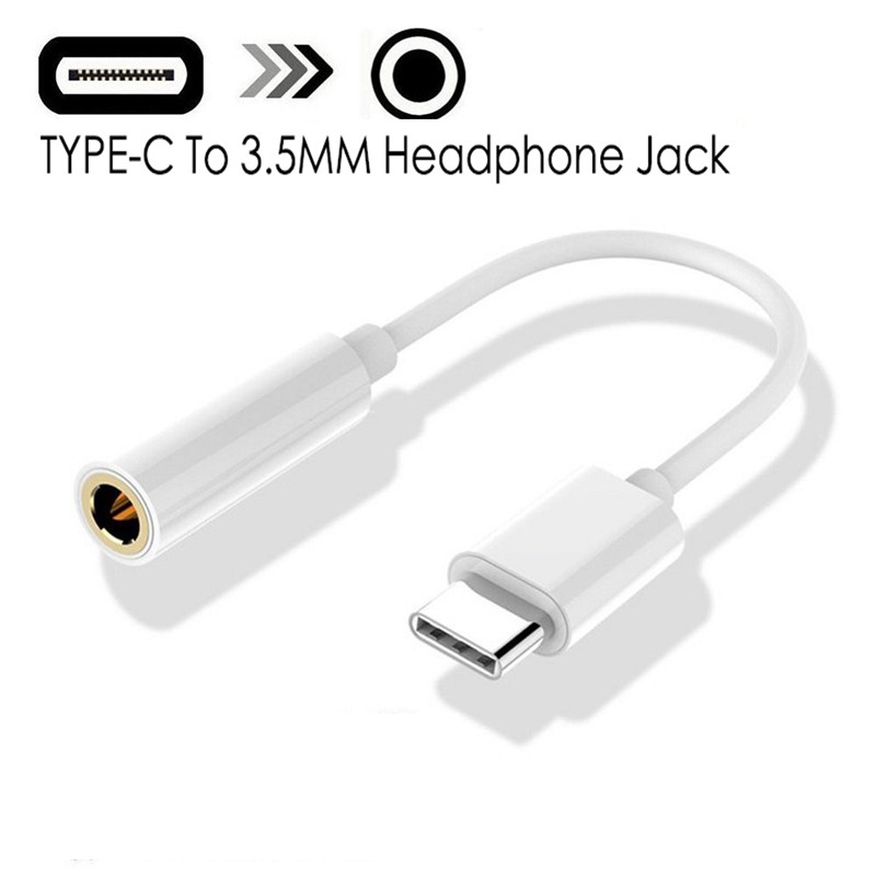 Cáp chuyển đổi tai nghe Type-C sang 3,5 mm USB 3.1 dành cho Xiaomi 6 Mi6 Letv 2 Pro 2 Max2