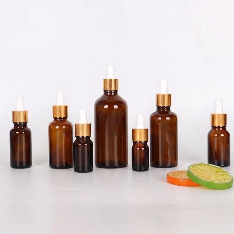 Lọ Chiết Serum ❤ TOP GIÁ RẺ ❤ [50ml,100ml] Lọ đựng tinh dầu bóp giọt khoen vàng, phụ kiện du lịch