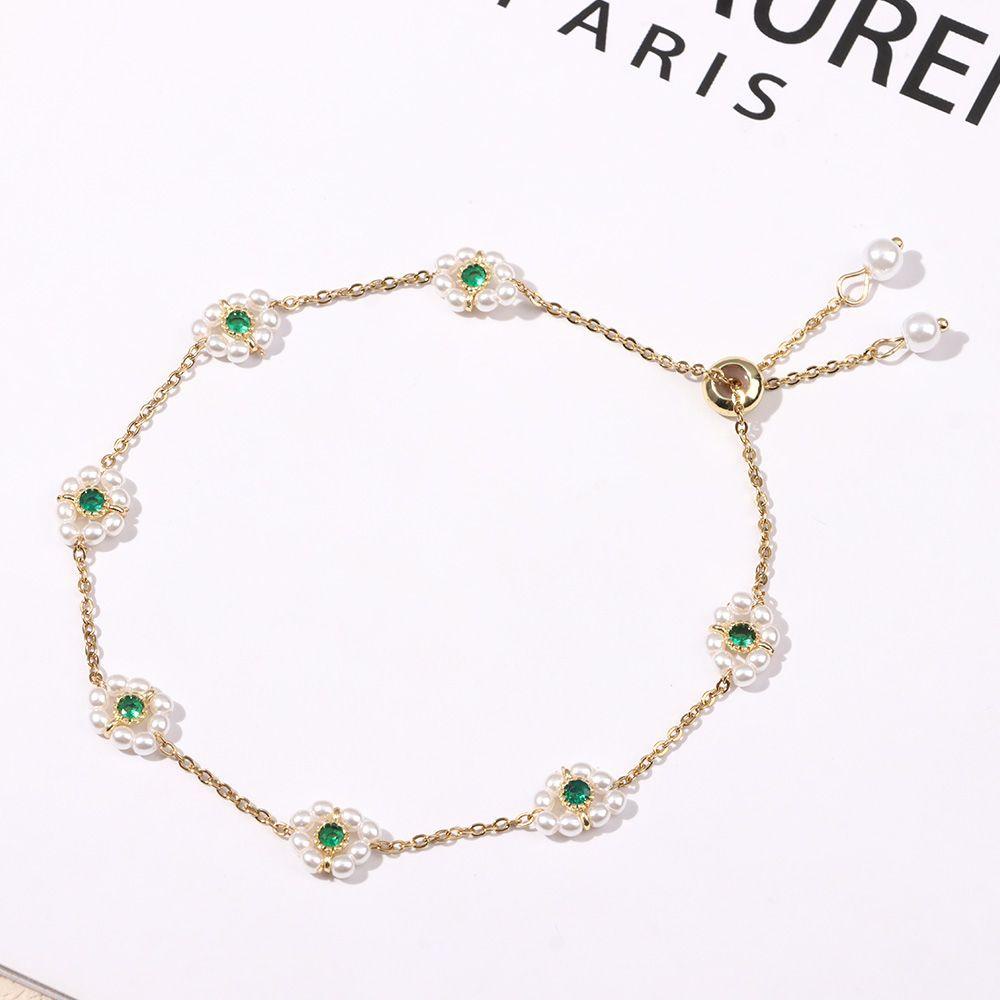 ORIENTLII Vòng Đeo Tay Thời Trang Tối Giản Lấp Lánh Điều Chỉnh Đ