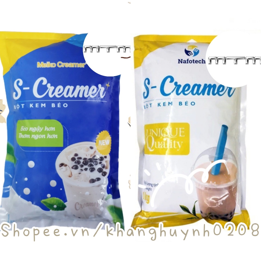 Bột Sữa Béo S-Creamer Pha Trà Sữa Đài Loan 1kg