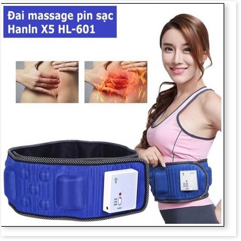 Đai massage X5 xài pin không cần dây phiên bản dùng pin sạc tiện lợi