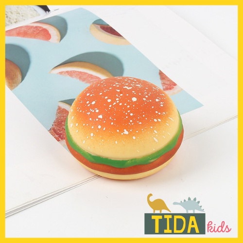 Hoa Quả Bóp Mềm ⚡ HOT TREND ⚡ Squishy Mochi Chuối, Đào, Ngô, Hamburger, Bánh Bao, Bắp, Đồ Chơi Xả Stress, TiDa Kids Shop