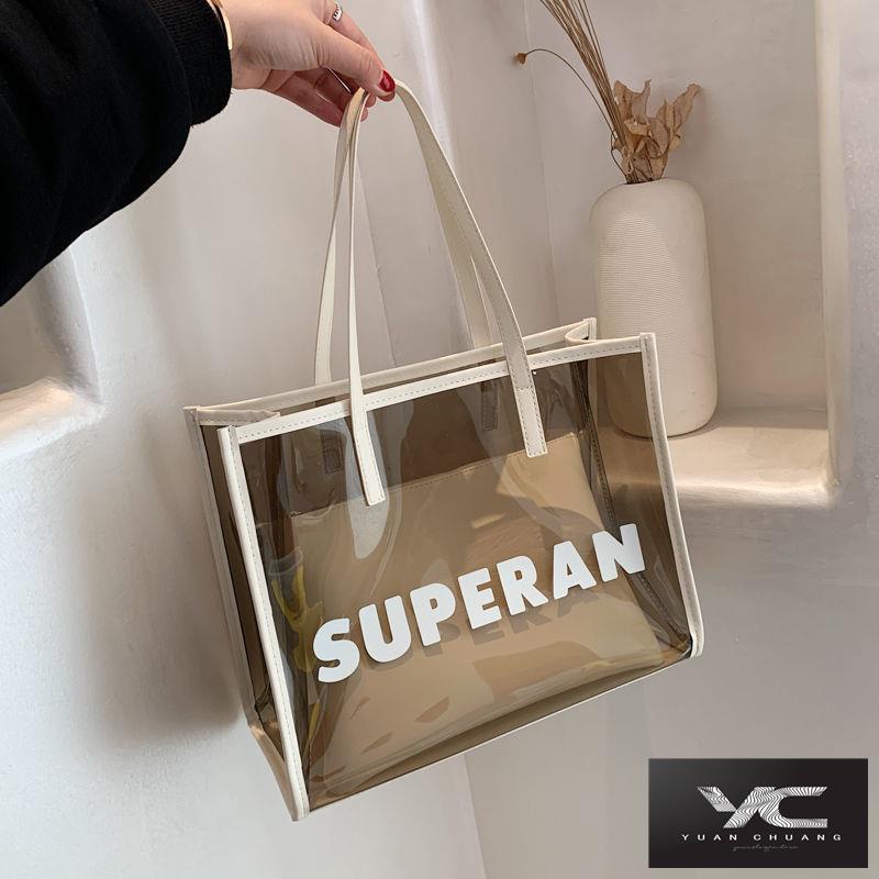 Túi Xách Cỡ Lớn Trong Suốt Thời Trang Mùa Hè Cho Nữ 2022