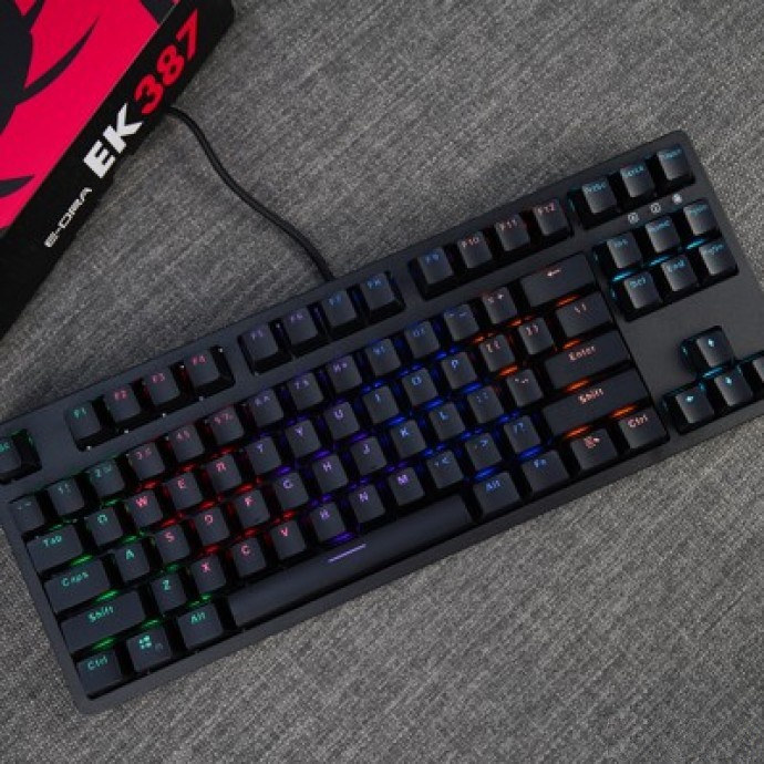 Bàn phím cơ E-Dra EK387 I Tặng KeyPuller + Đèn Led USB I BH 24 T I Gaming Tenkeyless