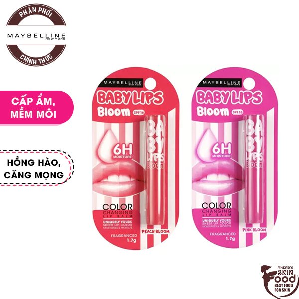 Son Dưỡng Môi Chuyển Màu Maybelline Baby Lips Bloom Color Changing Lip Balm SPF16 1.7g