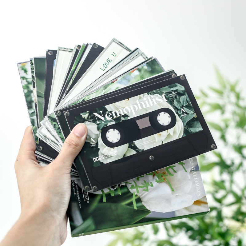 Hộp 30 Tấm Bưu Thiếp In Hình Nghệ Thuật Retro