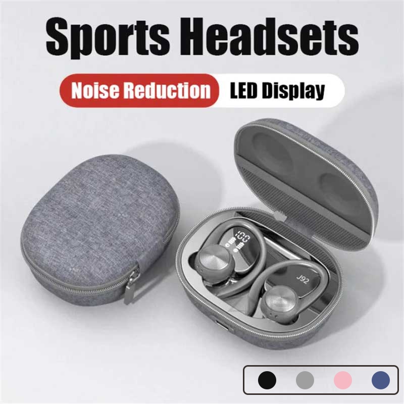 Tai Nghe Bluetooth Không Dây J92 X6 TWS Móc Vành Tai Chống Nước Giảm Tiếng Ồn