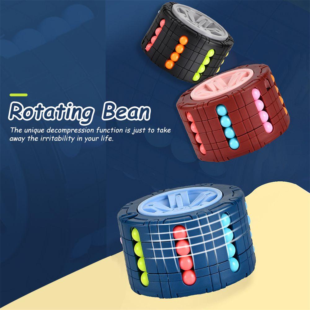 Đồ Chơi Khối Rubik Ma Thuật Vô Cực Xoay Tròn Màu Cầu Vồng