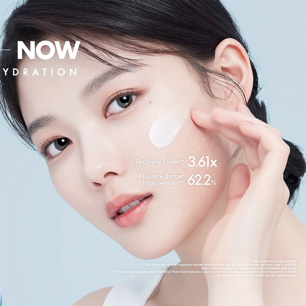 LANEIGE Water Bank Blue Hyaluronic Cream Kem Dưỡng Da 50ml Chứa Hyaluronic Acid