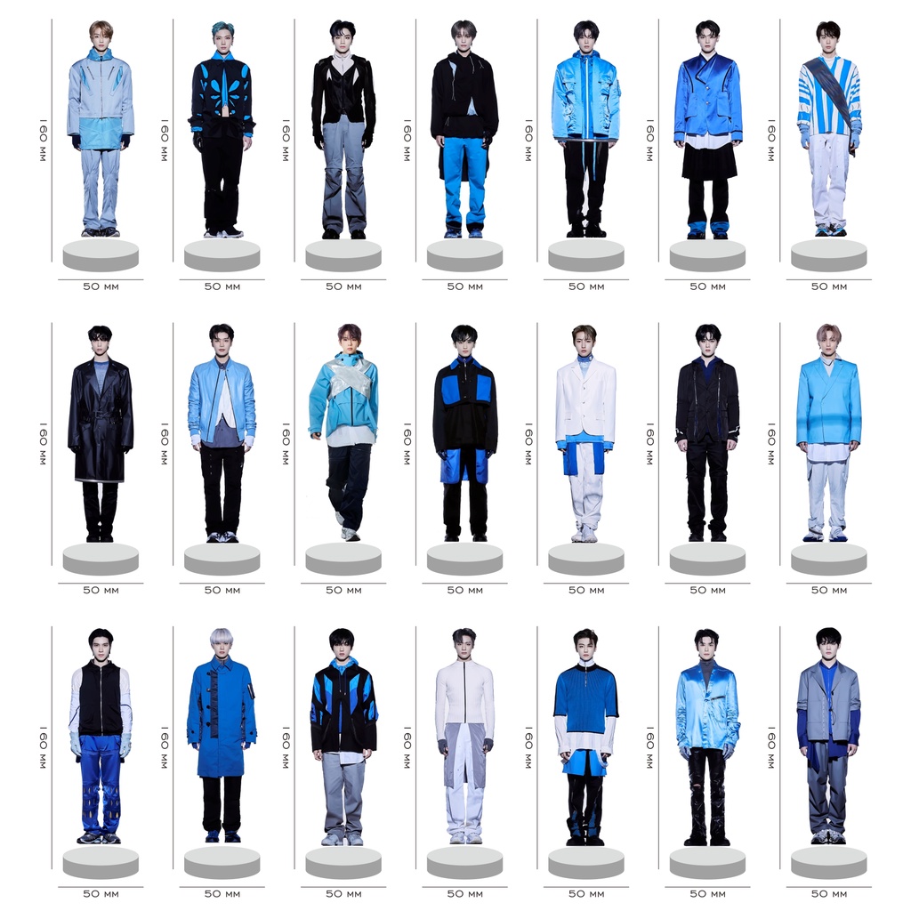 Bộ Mô Hình Acrylic Nhân Vật NCT 127 Dream Nctzen
