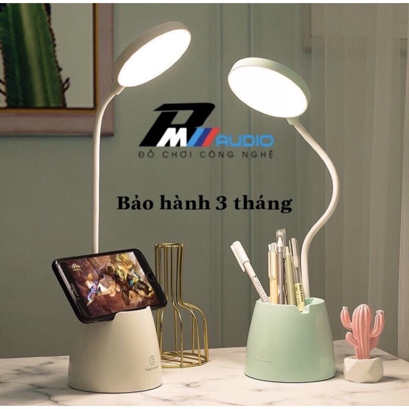 Đèn học,đèn để bàn,bảo vệ mắt có ánh sáng vàng chống cận thị ,pin tích điện 4000mAh tăng giảm được độ sáng-BMVAUDIO