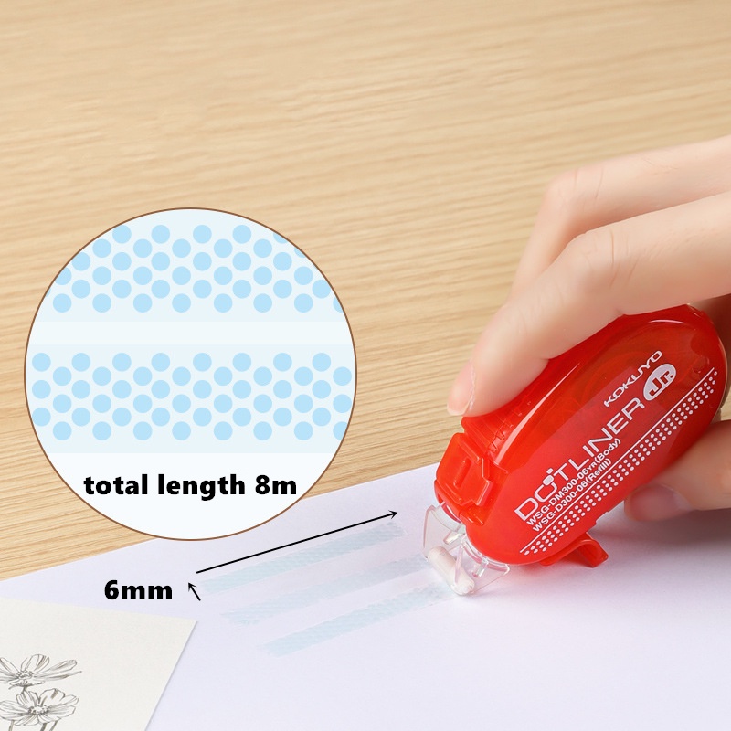 Cuộn Băng Keo Dán Hai Mặt Nhiều Màu Sắc Cho Album Nhật Ký PenLab KOKUYO C6185