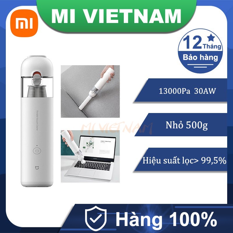 Máy hút bụi ô tô Cầm Tay Xiaomi Mijia Lực Hút Siêu Mạnh 13000Pa 120W