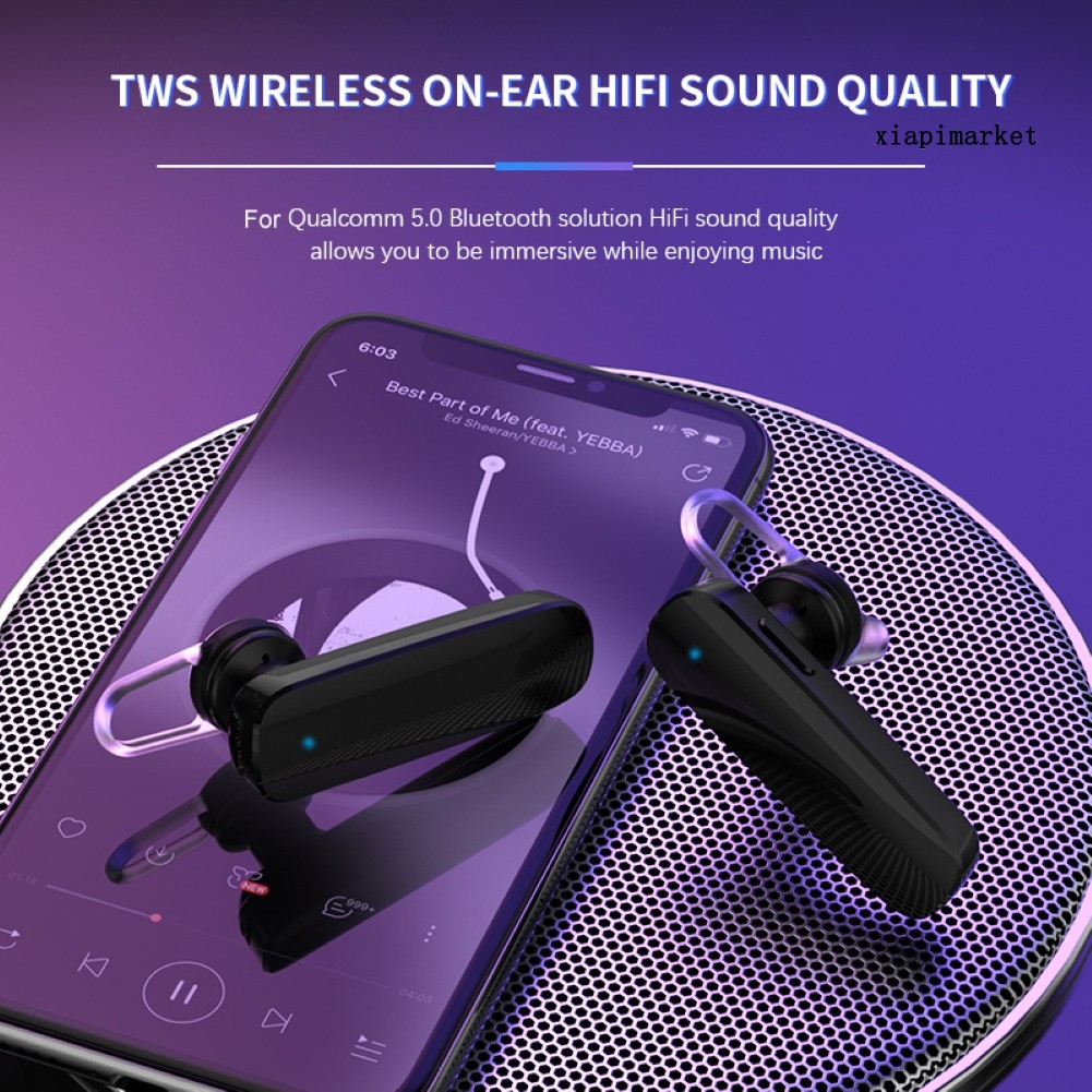 1 Tai Nghe Bluetooth Không Dây Có Móc Vành Tai Hh-55