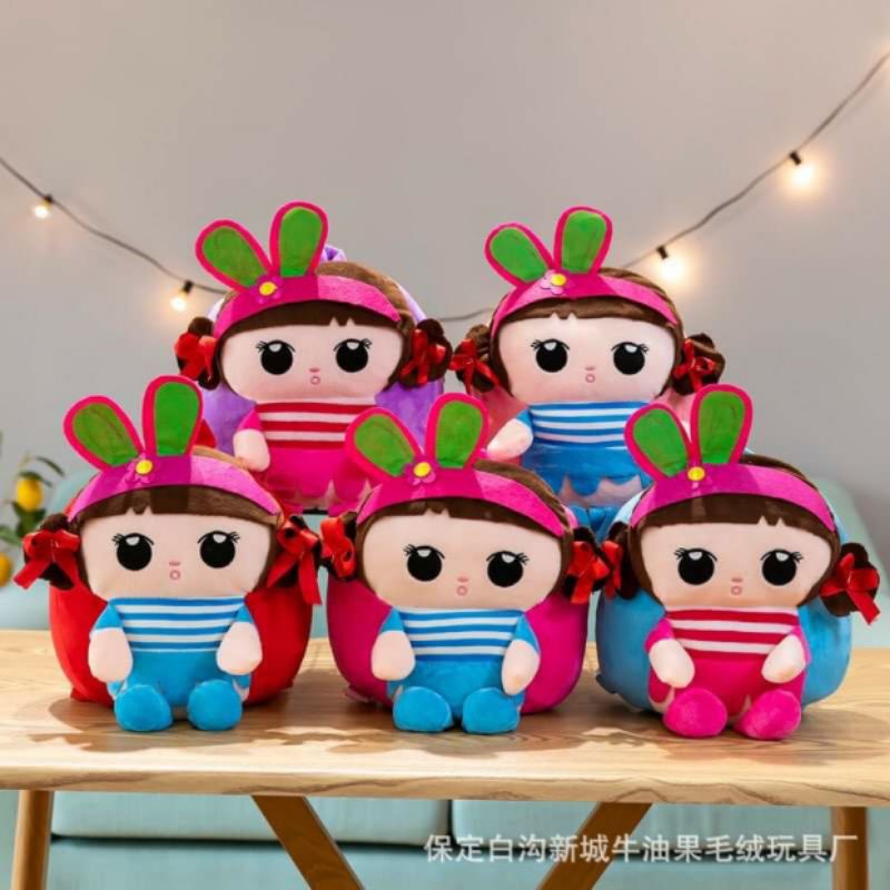 Balo 3d thú bông mini ,balo chất nhung mịn cho bé gái dễ thương đi học mẫu giáo _balo cho bé