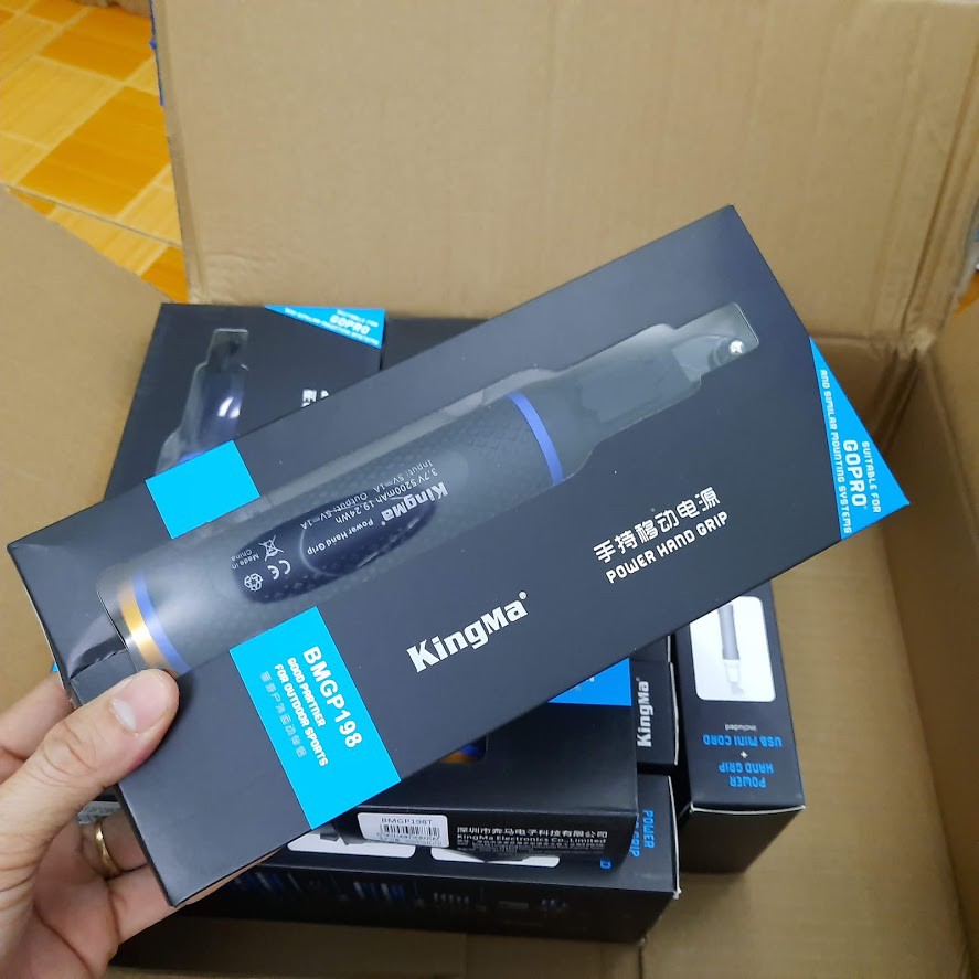 Sạc dự phòng gopro hãng kingma dung lượng cao 5200mah cho máy quay hành động gopro hero 5/6/7/8 | BigBuy360 - bigbuy360.vn