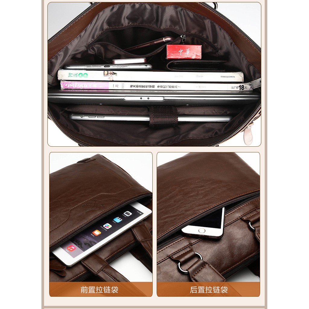 Giỏ xách công sở/Túi xách da công sở cao cấp da bò T05-1 (size: 39x30x8cm. vừa laptop 15inch). | BigBuy360 - bigbuy360.vn