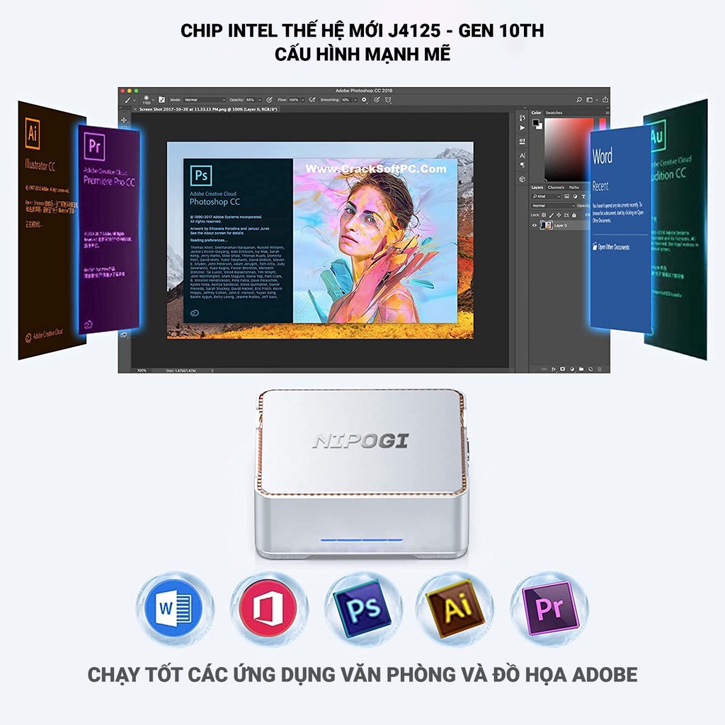 Máy tính để bàn giá rẻ – Máy chủ Server – Mini PC – Intel NUC J4125 gen 11th 2021 | BigBuy360 - bigbuy360.vn