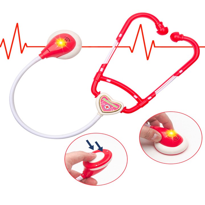 Bộ đồ chơi bác sĩ cho bé 33 chi tiết bổ ích thú vị bằng nhựa nguyên sinh ABS cao cấp an toàn cho bé BBShine - DC043