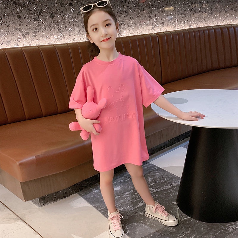 [Giao Hàng Tiền Mặt] Đầm Bé Gái Mùa Hè Phong Cách Phương Tây Tay Lửng Phong Cách Mới 2021