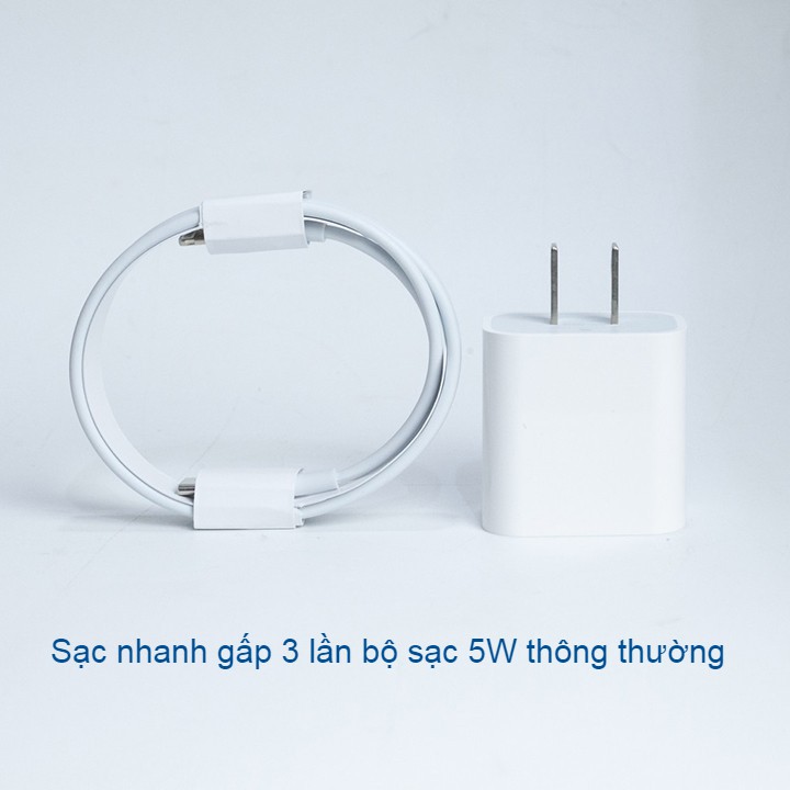 [Mã 2404EL10K giảm 10K đơn 20K] Củ sạc nhanh iPhone 18W [BẢO HÀNH 12 THÁNG] Củ sạc nhanh công nghệ PD - Phụ kiện HC