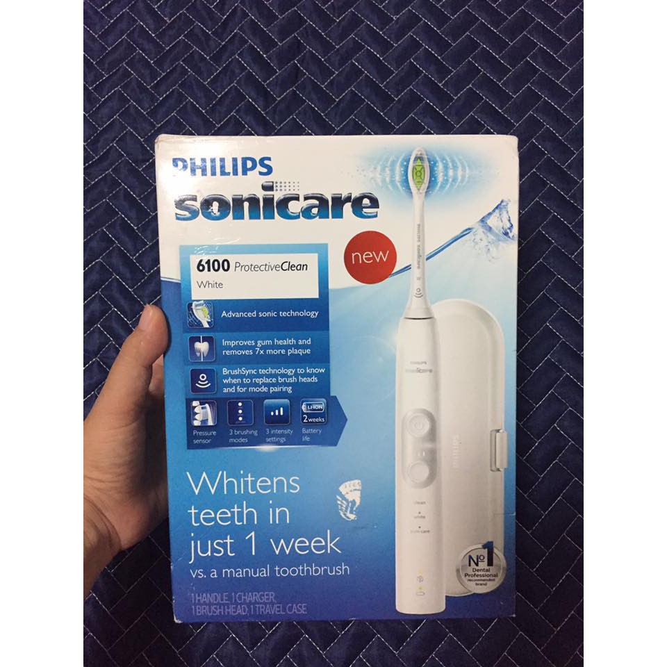 [CHÍNH HÃNG] Philips Sonicare 6100 - Bàn chải điện Philips Sonicare Protective Clean