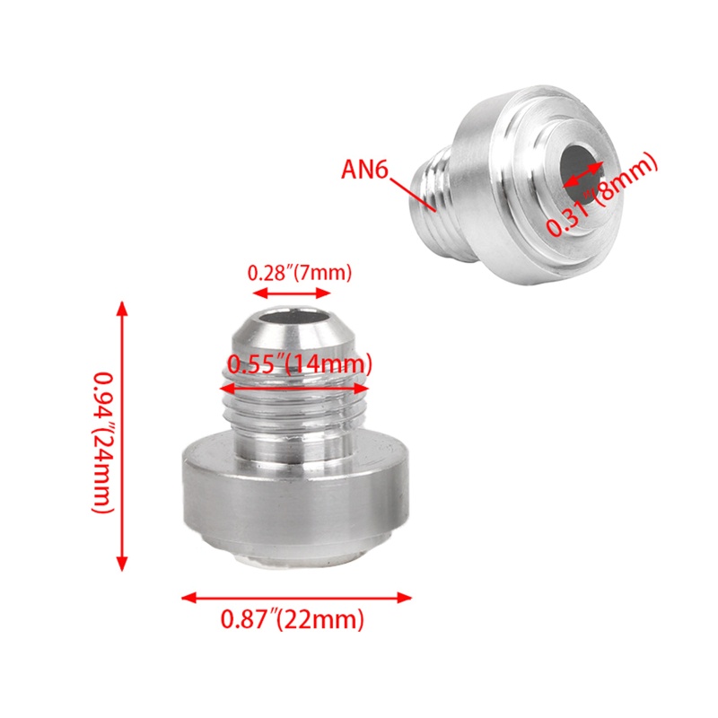 Đầu Nối Hàn AN4 AN6 AN8 AN10 AN12 Bằng Nhôm Chuyên Dụng