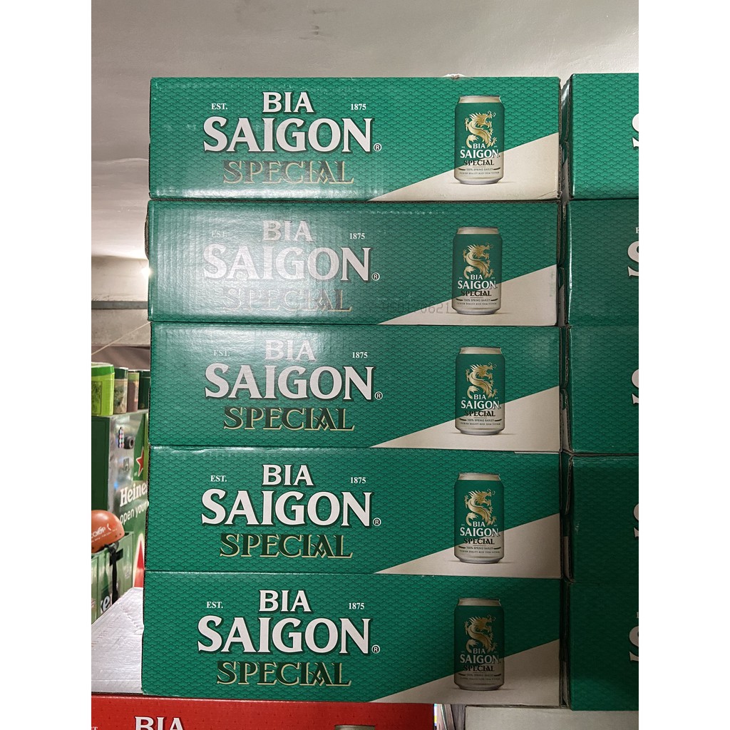 Thùng 24 Lon Bia Saigon Special - Sài Gòi Special 330ml/Lon