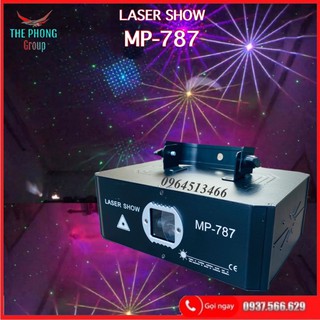 Đèn Laser Bay Phòng Laser 787 Đèn Laser Chiếu Hình 3D Dành Cho Phòng Bay Magic Store SG