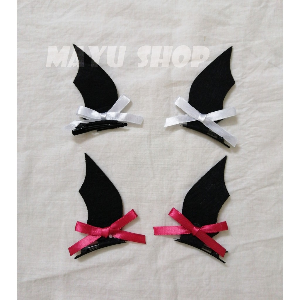 Kẹp tóc hình Dơi Kẹp Halloween nơ Hairpin
