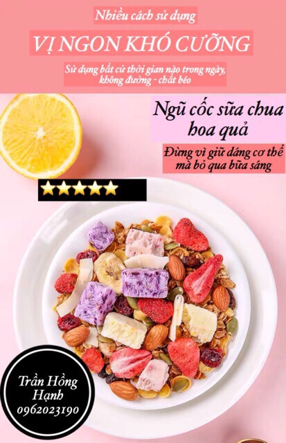  Túi 500gr ngũ cốc sữa chua ăn sáng | BigBuy360 - bigbuy360.vn