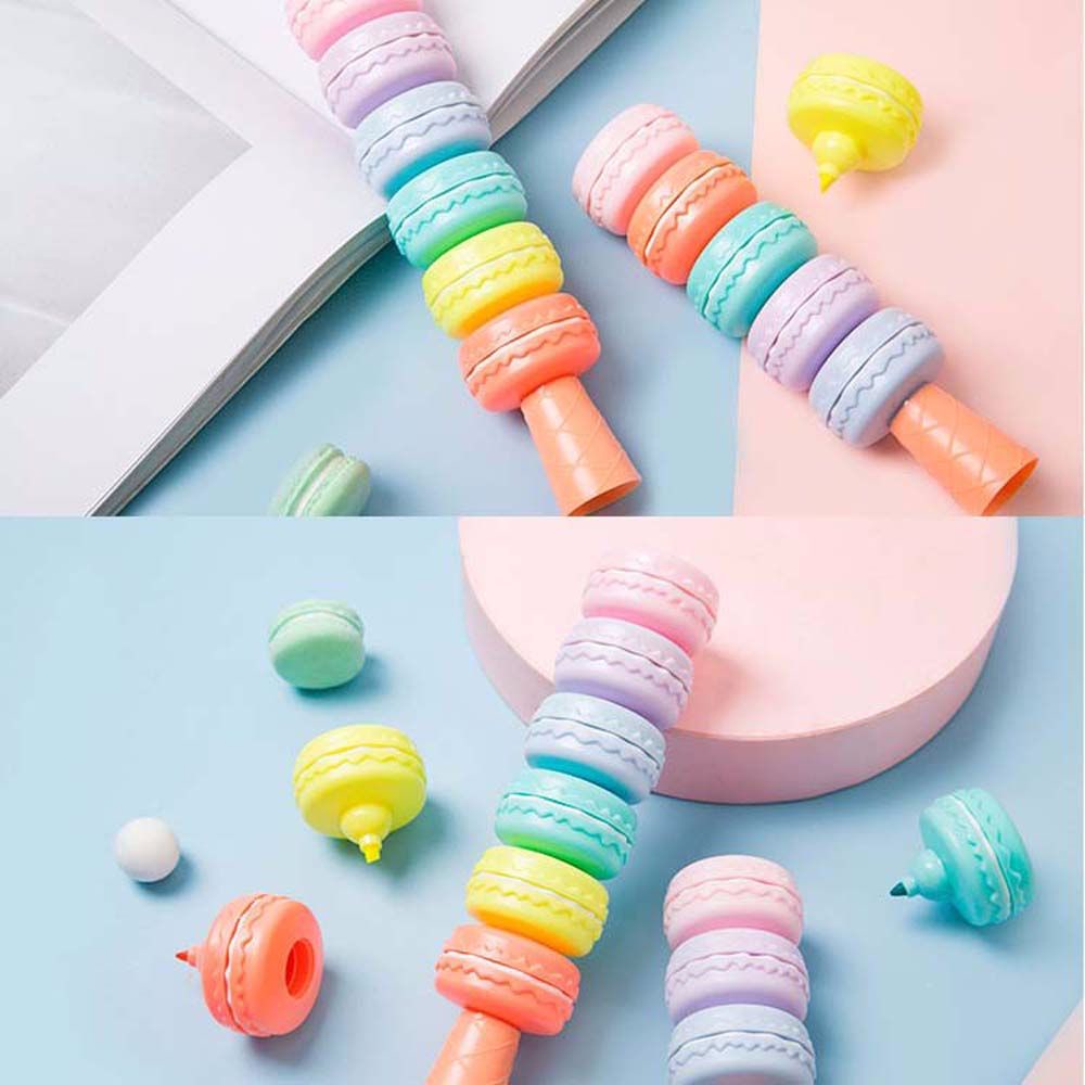 Bút đánh dấu nhiều màu sắc dễ thương cho học sinh