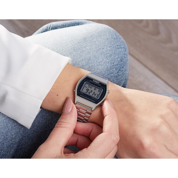 Đồng hồ nam dây kim loại CASIO B640WD-1AV chính hãng