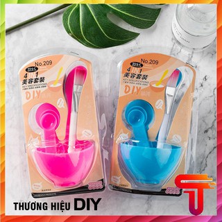 Bộ Bát Trộn Đắp Mặt Nạ - Bộ Chén Trộn Mặt Nạ 6in1 Tiện ích - T3A1