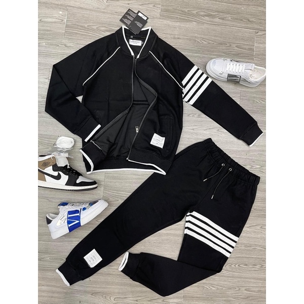 Bộ Nỉ Áo, Khoác Mũ Chrrome Hearts Thom browne chất gai cực đẹp