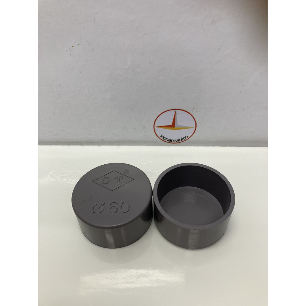 Nắp bịt phi 60  nhựa PVC