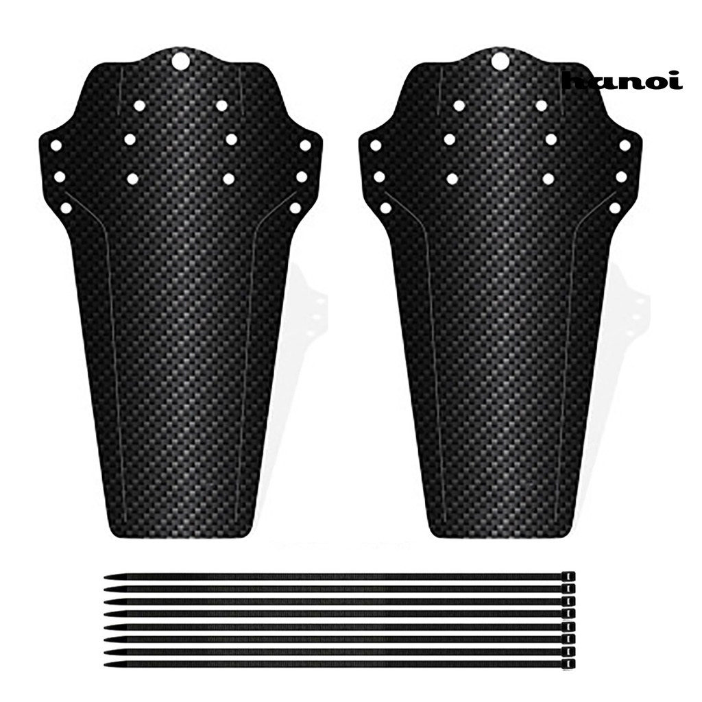 Set 2 tấm chắn bùn trước và sau xe đạp MTB họa tiết samurai