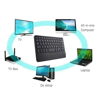 Touchscreen Bluetooth Keyboard for Android Windows System Tablet Laptop Wireless Bluetooth with Touchpad Keyboard