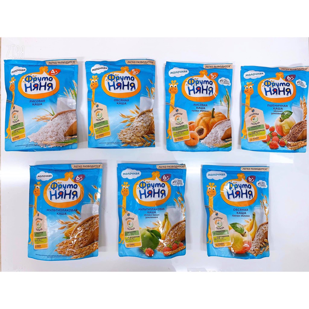 Bột ăn dặm fruto Nga 200gr - 𝐁𝐞𝐞 𝐡𝐨𝐮𝐬𝐞