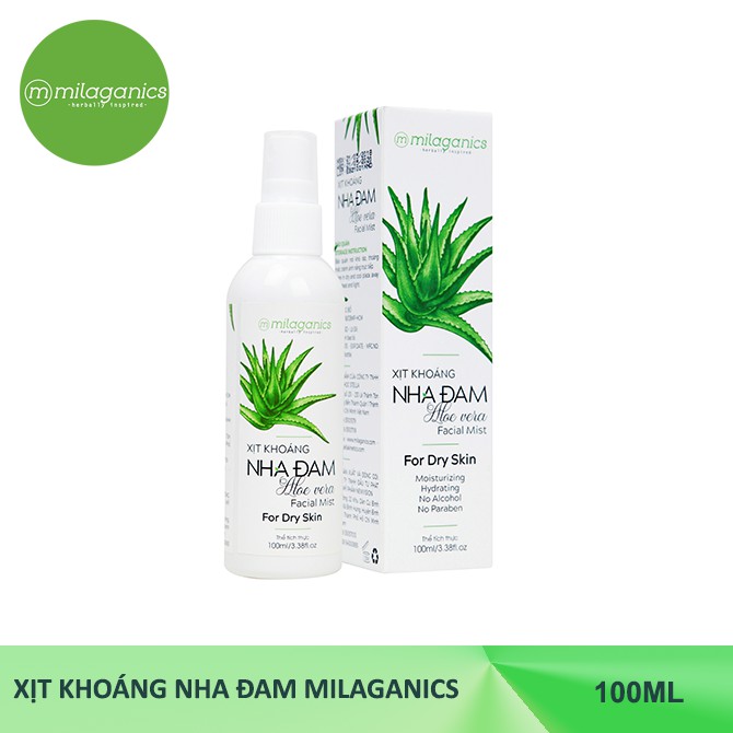 Xịt Khoáng Nha Đam Milaganics 100ml | BigBuy360 - bigbuy360.vn