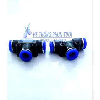 Đầu nối ống hơi chữ T 8mm - đầu nối ống hơi chữ T 8mm