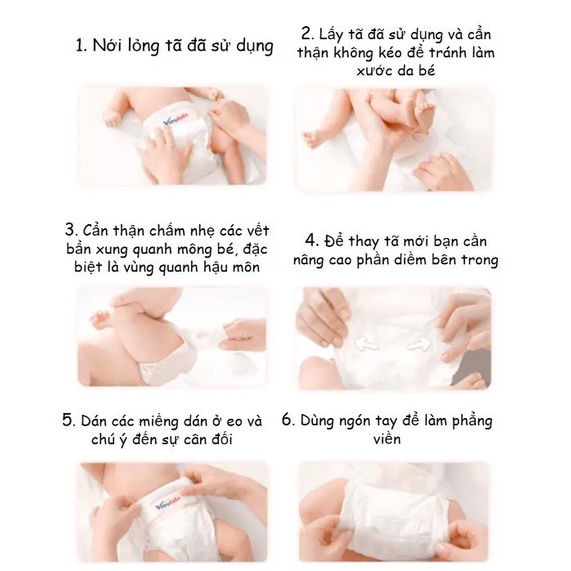 Bỉm Verybabe  Tã Verybabe Dán/Quần đủ size S66,M58,L52/L50,XL46,XXL44