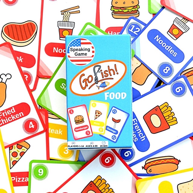 Go fish game “Food”