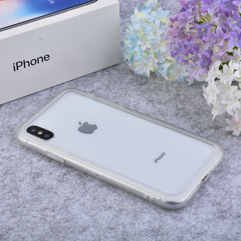 Ốp điện thoại bằng PVC mềm chịu lực trong suốt kiểu sương mờ dành cho iPhone12 11/XSMax XR 7/8PLUS 6S SE2020 6SP