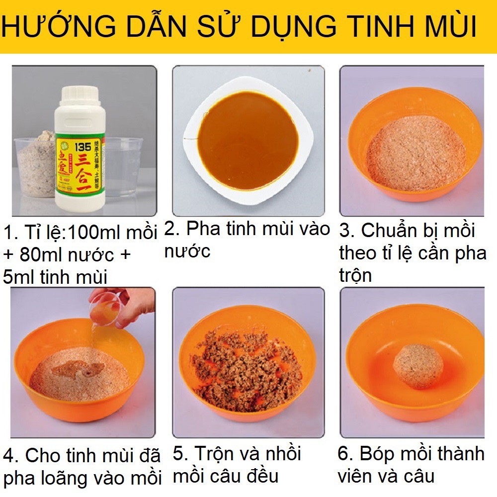 TINH MÙI CÂU CÁ 135 CHÉP MỒI CÂU CÁ CHÉP 135 Dung tích : 300ml Có video + Ảnh thật + Hàng đảm bảo chất lượng CHUYÊN CHÉP