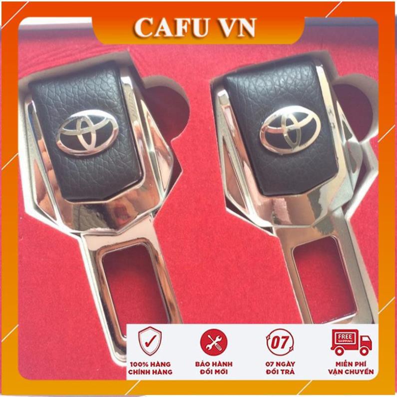 Chốt cài dây an toàn chốt cắm móc loại cao cấp có full logo hãng xe - CAFU VN