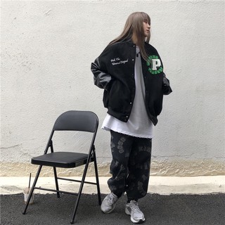 Áo Khoác Bóng Chày Phong Cách Hip Hop Cho Nam Và Nữ