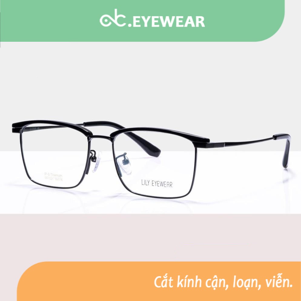 Gọng kính cận thời trang nam nữ ABCeyewear mắt vuông màu sắc trẻ trung basic - 1021